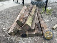 10x railway sleepers - 3