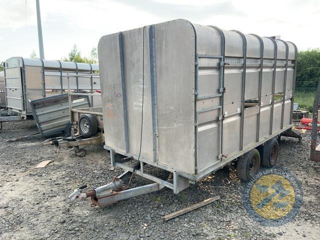 12x6 tandem axle trailer with sheep decks