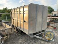 12x6 tandem axle trailer with sheep decks - 3