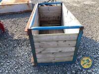 Sheep calf transport box for 3 point linkage - 2