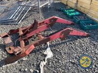 Massey Ferguson power loader complete with bucket spool valves & frame - 5