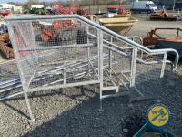 Set of galvanised steps - 3