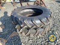 2x tyres 12.4x28 - 3