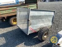 5x3 quad sheep trailer single axle quad wheels - 4