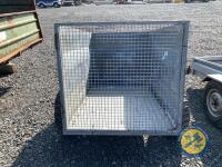 5x3 quad sheep trailer single axle quad wheels - 5