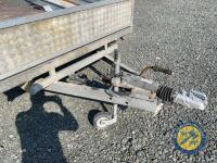 16ft indespension tandem axle flat bed trailer - 4