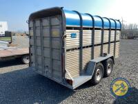 Porter 13x5'9" cattle trailer spare wheel, dividing gate, lights working - 5