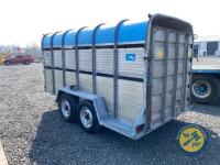 Porter 13x5'9" cattle trailer spare wheel, dividing gate, lights working - 7