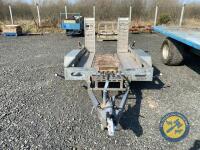 2017 Indespension 10x5'6" Alumax 3500kg plant trailer - 2