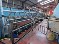 12/24 Fullwood swing over point milking parlour complete with ACR and metres milk pump, vacumn pump, tube cooler, 24x feeders, 2x air gates (collection to be arranged with seller at farm, Co. Antrim)