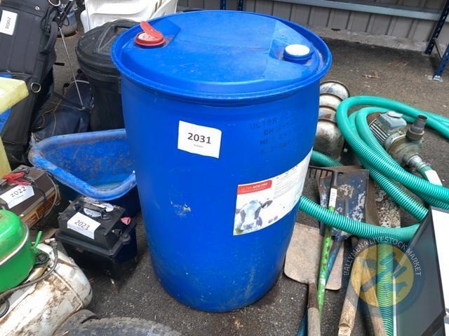 Blue 200 L barrell