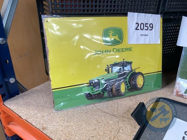 John Deere sign