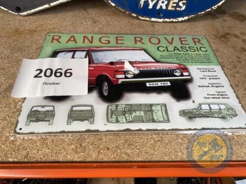 Ranger rover sign