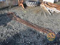 Approx 15ft heavy duty 2 legged chain - 3