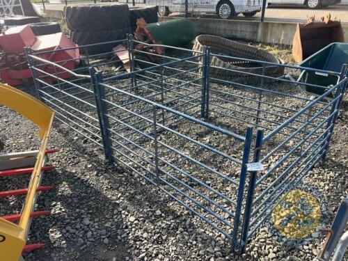 2 lambing pens (blue 5ft hurdles)