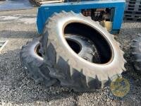 2 rear tractor tyres 480/70R38