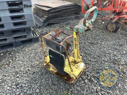 Airmann forward & back wacker plate