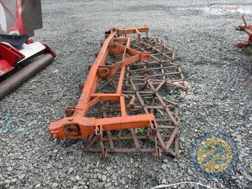 15ft Folding chain harrow set (orange)