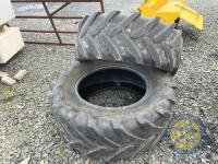 2x 480/65R28 Michelin tyres - 3