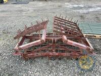 14ft folding chain harrow set