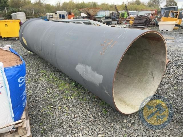 Ductile Iron pipe 1200mm diameter x 5m long with interbal cement lining and external coating never used (pipe stamped 120 PAM-STO) 2GS =£10000 new