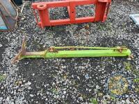 Plough marker arm