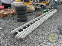 Large aluminium ladders - 2