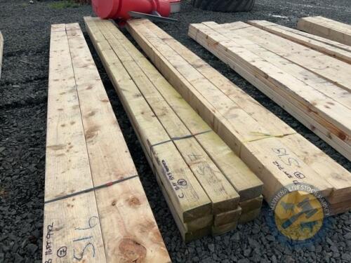 9 16ft 5x3 (treated) lengths of timber