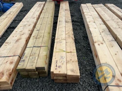 9 16ftt 7x2 lengths of timber