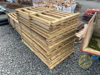20x 5ft wooden sheep hurdles - 2