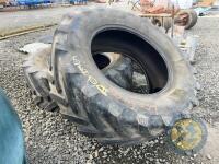 2x 650/65R38 BKT Tyres - 2