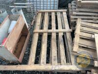 3x 6ft wooden hurdles - 2