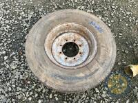 8 stud dump trailer tyre & rim - 2
