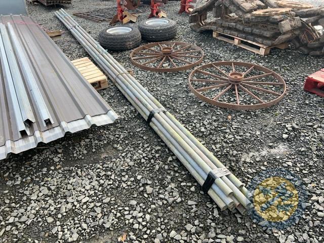 Galvanised cubicle piping 21ft long 11x
