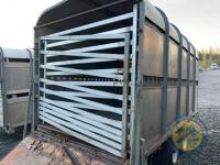 Bateson 12ft Livestock trailer tandem axle, demountable - 5