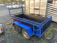 8x4 car trailer resheeted & painted & sealed - 5