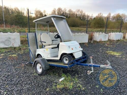 Golf buggy & trailer