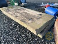 Tank covers, concrete 4x1.5x200 x2 - 3