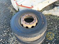 2x 10 stud lorry wheels - 2