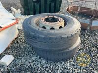 2x 10 stud lorry wheels - 3