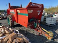 Jeantil reco epandeur vertical EV R8 6 rear discharge Dung spreader