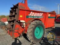 Jeantil reco epandeur vertical EV R8 6 rear discharge Dung spreader - 8