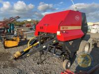 Vicon RF125 round baler with shaft