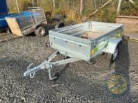 7x4 galvanised car trailer Trail Tec