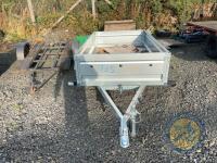 7x4 galvanised car trailer Trail Tec - 2