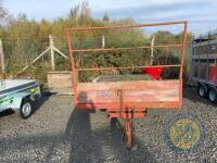 13ft flat hay trailer - 2