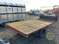 13ft flat hay trailer - 4