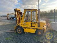 2.5 tonne Climax forklift with cab and side shift 1990 - 4