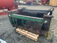 Prodig shear bucket with plastic grab with Qfit brackets - 2