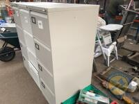 4 drawer filing cabinet with key - 2